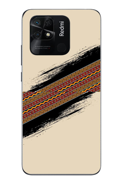 Le Balvo Redmi 10C Uyumlu Yan Motif Baskılı Silikon Kılıf