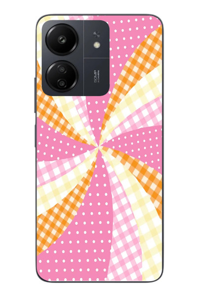 Le Balvo Redmi 13C Uyumlu İz Düşümleri Baskılı Silikon Kılıf