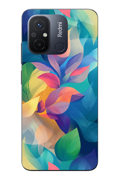 Le Balvo Redmi 12C Uyumlu Yumuşak Dalgalı Baskılı Silikon Kılıf