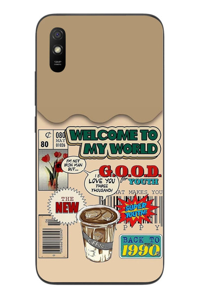 Le Balvo Redmi 9A Uyumlu Doksanlar Gençliği Baskılı Silikon Kılıf