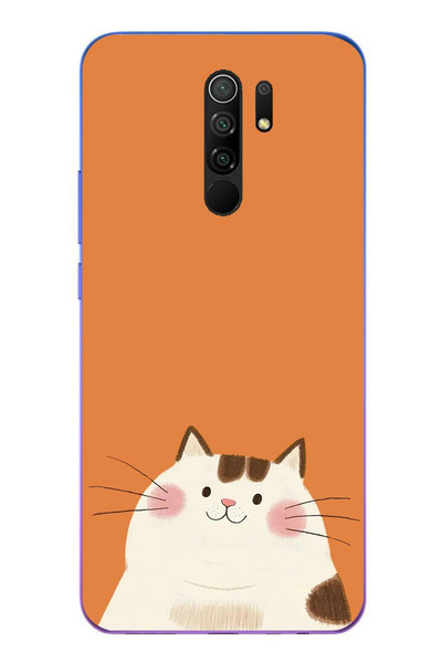 Le Balvo Redmi 9 Uyumlu Kedi Baskılı Silikon Kılıf