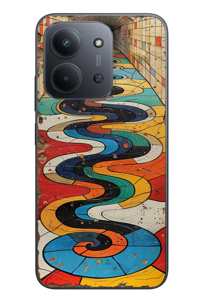 Le Balvo Redmi 15C Uyumlu Renk Duvarı Baskılı Silikon Kılıf