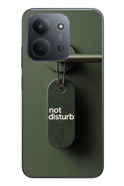 Le Balvo Redmi 15C Uyumlu Not Disturb Baskılı Silikon Kılıf