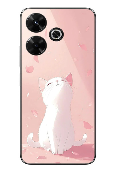 Le Balvo Redmi 13 Uyumlu Minnoş Kedi Baskılı Silikon Kılıf