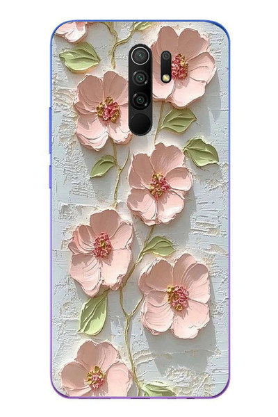 Le Balvo Redmi 9 Uyumlu Gül Kurusu Baskılı Silikon Kılıf