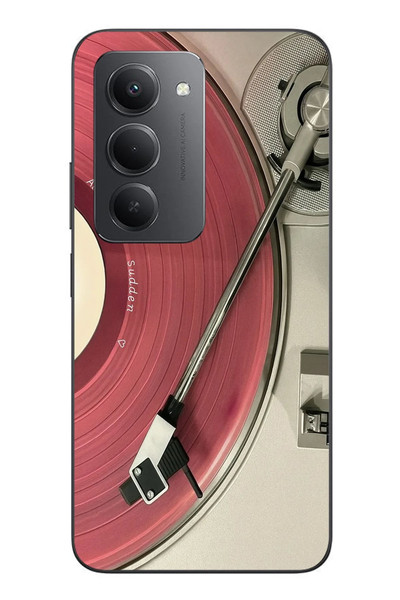 Le Balvo Redmi 15 Uyumlu Pembe Plak Baskılı Silikon Kılıf
