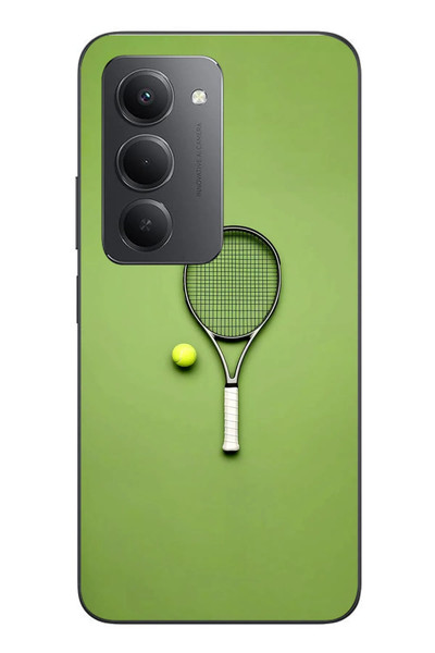 Le Balvo Redmi 15 Uyumlu Tenis Raketi Baskılı Silikon Kılıf