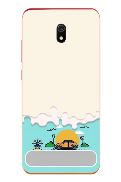 Le Balvo Redmi 8A Uyumlu Tatil Yolu Baskılı Silikon Kılıf