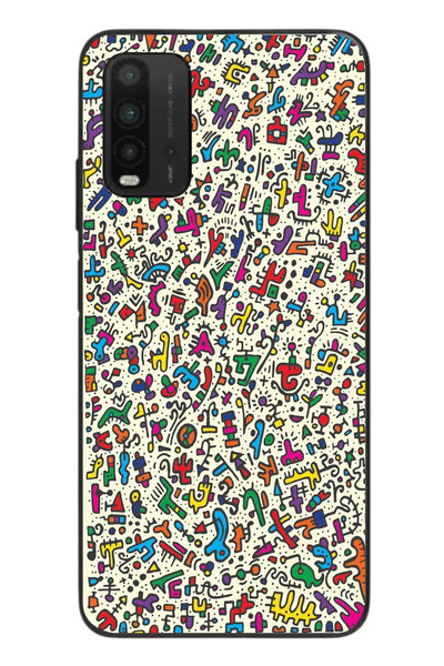 Le Balvo Redmi 9T Uyumlu Hayvan Kaosu Baskılı Silikon Kılıf