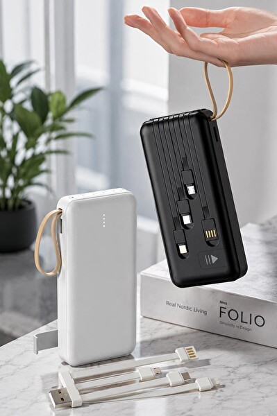 Torima TRM-1021 20000 Mah Ledli 4 Çıkışlı Taşınabilir Şarj Aleti Siyah