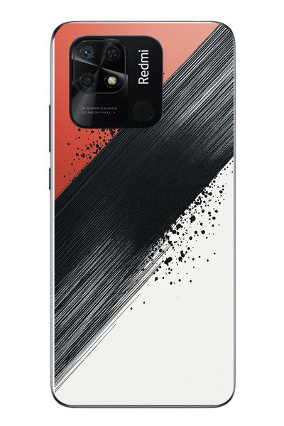 Le Balvo Redmi 10C Uyumlu Renk Paleti Baskılı Silikon Kılıf
