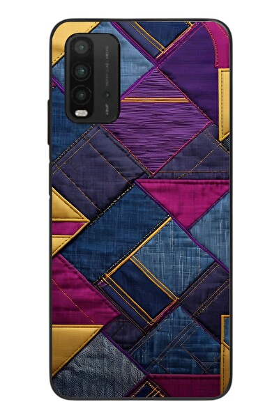 Le Balvo Redmi 9T Uyumlu Kot Deseni Baskılı Silikon Kılıf