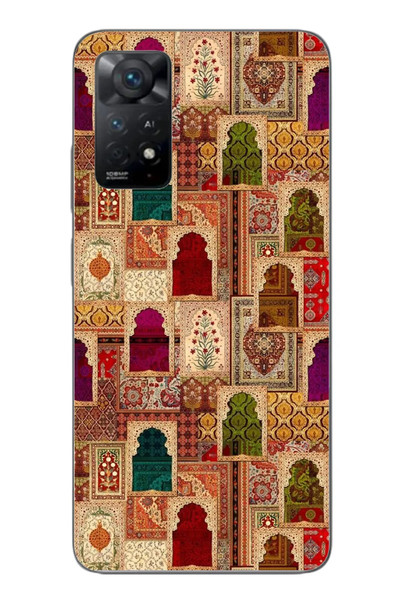 Le Balvo Redmi Note 11E Uyumlu Seccadeler Baskılı Silikon Kılıf