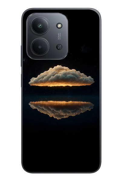 Le Balvo Redmi 15C Uyumlu Bulut Yansıması Baskılı Silikon Kılıf