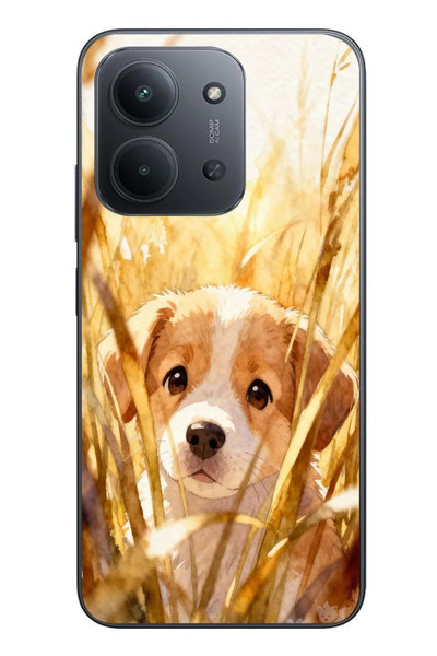 Le Balvo Redmi 15C Uyumlu Golden Köpek Baskılı Silikon Kılıf