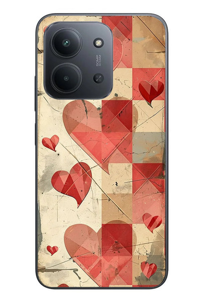 Le Balvo Redmi 15C Uyumlu Kalpler Retro Baskılı Silikon Kılıf