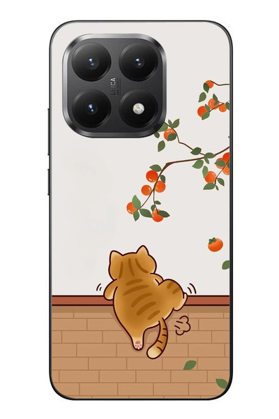 Le Balvo Xiaomi Mi 15T Uyumlu Kedi Tırmanıyor Baskılı Silikon Kılıf