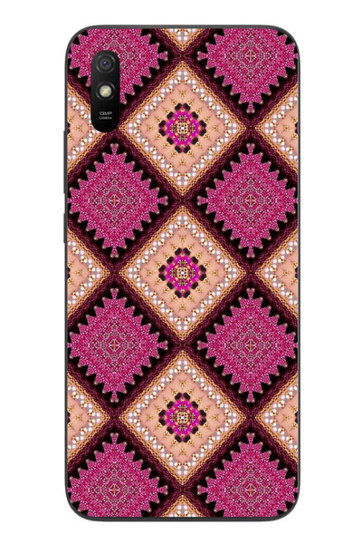Le Balvo Redmi 9A Uyumlu Pembe Yavrusu Motifleri Baskılı Silikon Kılıf