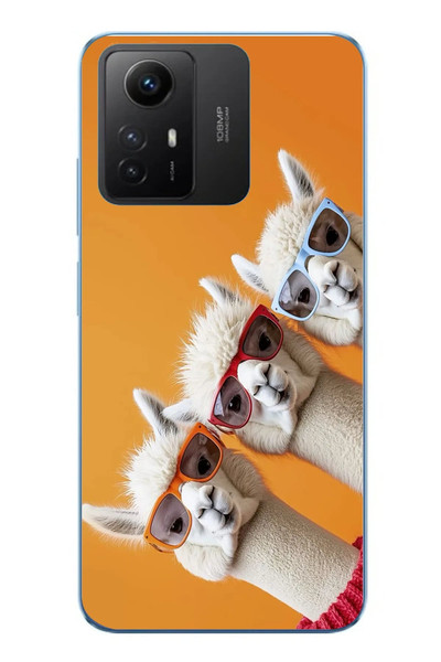Le Balvo Redmi Note 12S Uyumlu Lamalar Baskılı Silikon Kılıf