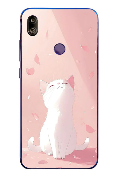 Le Balvo Redmi Note 7 Uyumlu Minnoş Kedi Baskılı Silikon Kılıf