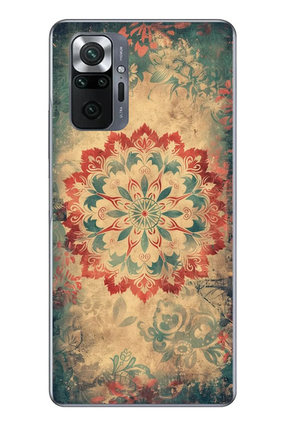 Le Balvo Redmi Note 10 Uyumlu Ebru Çizgisel Baskılı Silikon Kılıf