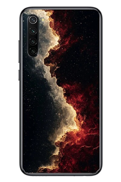 Le Balvo Redmi Note 8 Uyumlu Uzay Boşluğu Baskılı Silikon Kılıf