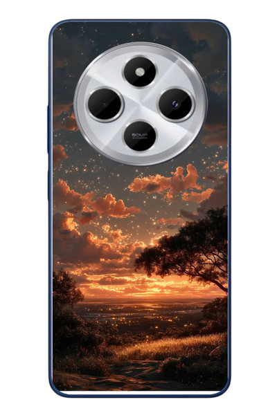 Le Balvo Redmi 14C Uyumlu Ay Gecesi Baskılı Silikon Kılıf