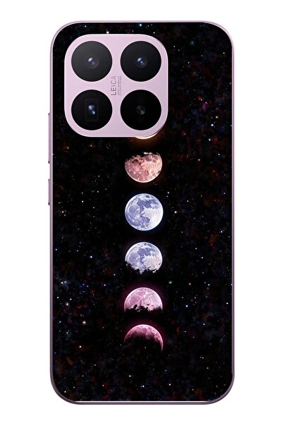 Le Balvo Xiaomi 17T Uyumlu Tüm Gezegenler Baskılı Silikon Kılıf