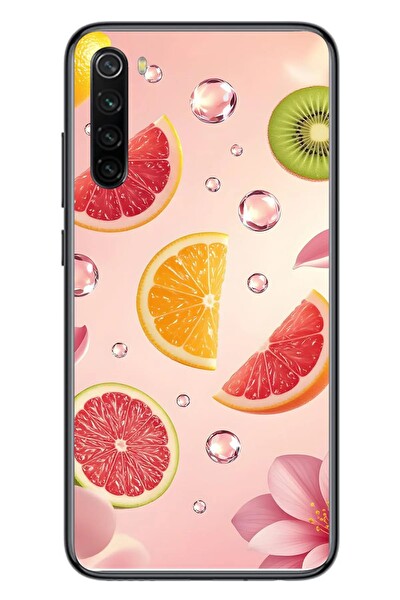 Le Balvo Redmi Note 8 Uyumlu Meyve Dilimleri Baskılı Silikon Kılıf