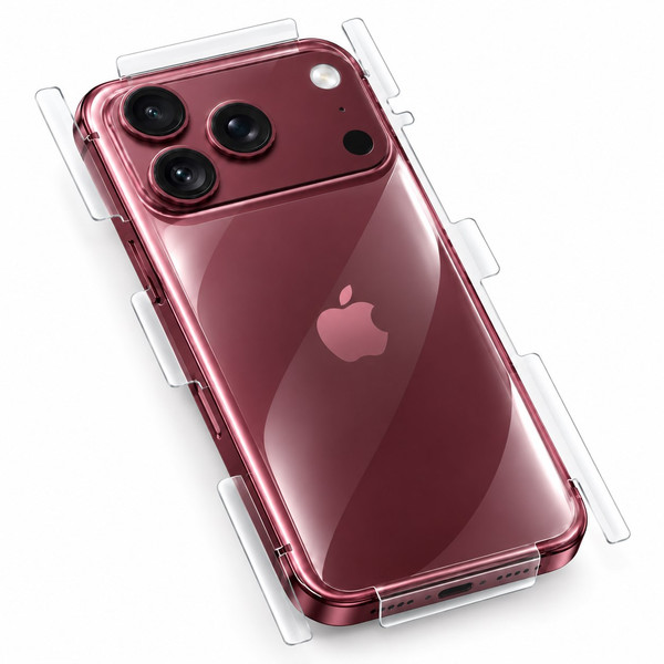 iPhone 18 Pro Uyumlu 360 Derece Arka Hidrojel Film Koruma Body Jelatin