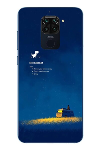 Le Balvo Redmi Note 9 Uyumlu İnternet Yok Baskılı Silikon Kılıf