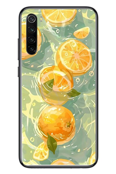Le Balvo Redmi Note 8 Uyumlu Limonlar Pastel Baskılı Silikon Kılıf