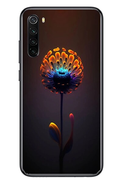 Le Balvo Redmi Note 8 Uyumlu Büyülü Çiçek Baskılı Silikon Kılıf