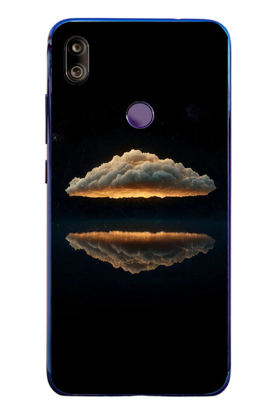 Le Balvo Redmi Note 7 Uyumlu Bulut Yansıması Baskılı Silikon Kılıf