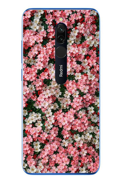 Le Balvo Redmi 8 Uyumlu Ahenkli Papatyalar Baskılı Silikon Kılıf