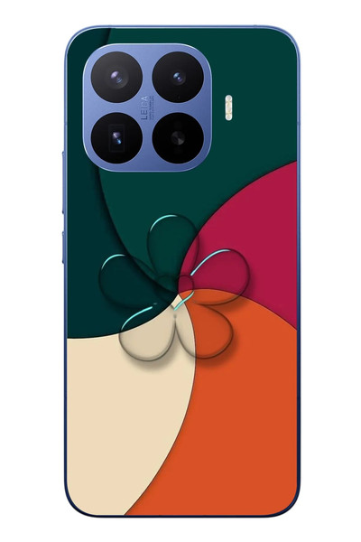 Le Balvo Xiaomi 17T Pro Uyumlu Modern Yonca Renkleri Baskılı Silikon Kılıf