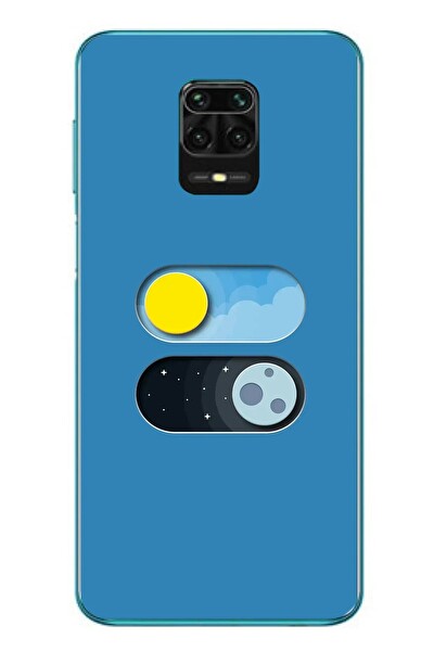 Le Balvo Redmi Note 9s Uyumlu Gece Gündüz Geçiş Baskılı Silikon Kılıf