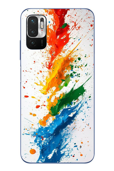 Le Balvo Redmi Note 10 5G Uyumlu Renk Skalası Baskılı Silikon Kılıf