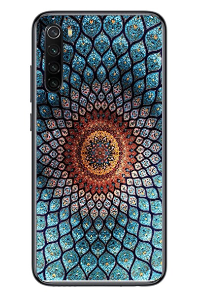 Le Balvo Redmi Note 8 Uyumlu İran Dokuması Baskılı Silikon Kılıf