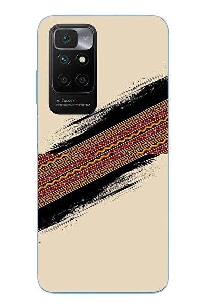 Le Balvo Redmi 10 2022 Uyumlu Yan Motif Baskılı Silikon Kılıf