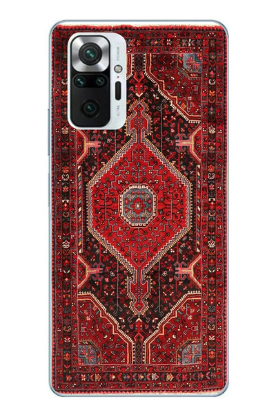 Le Balvo Redmi Note 10 Pro Uyumlu Anadolu Halısı Baskılı Silikon Kılıf
