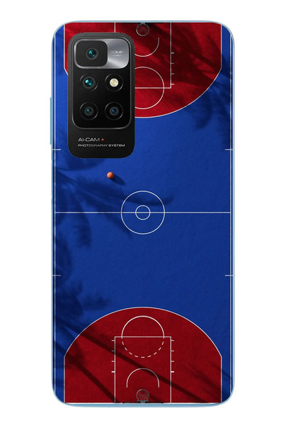 Le Balvo Redmi 10 2022 Uyumlu Basketbol Sahası Baskılı Silikon Kılıf