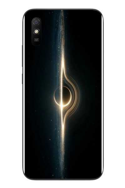 Le Balvo Redmi 9A Uyumlu Galaksi Uzay Baskılı Silikon Kılıf