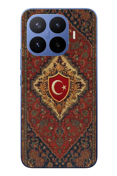 Le Balvo Xiaomi 17T Pro Uyumlu Türkiye Bayraklı Halı Baskılı Silikon Kılıf