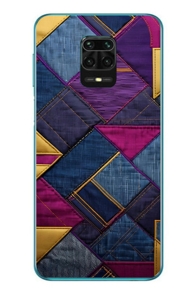 Le Balvo Redmi Note 9s Uyumlu Kot Deseni Baskılı Silikon Kılıf