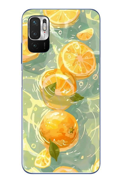 Le Balvo Redmi Note 10 5G Uyumlu Limonlar Pastel Baskılı Silikon Kılıf