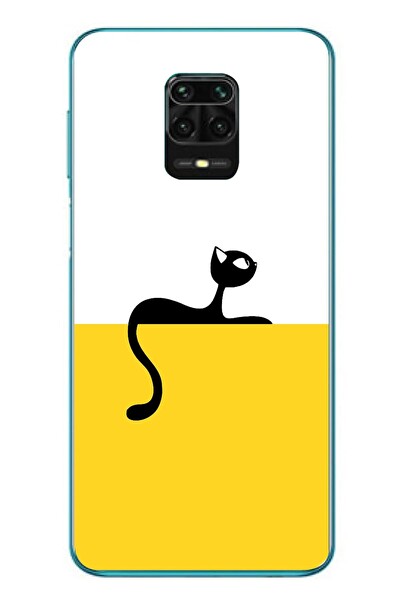 Le Balvo Redmi Note 9s Uyumlu Dişi Kedi Baskılı Silikon Kılıf