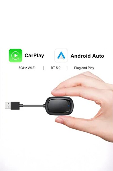 Torima Kablosuz Carplay Araç Multimedya Dönüştürücü USB Type-C Uyumlu Mini TAB08