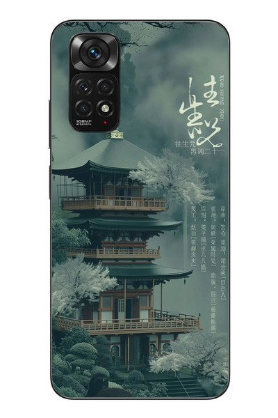 Le Balvo Redmi Note 11 - 11s Uyumlu Japon Evleri Baskılı Silikon Kılıf