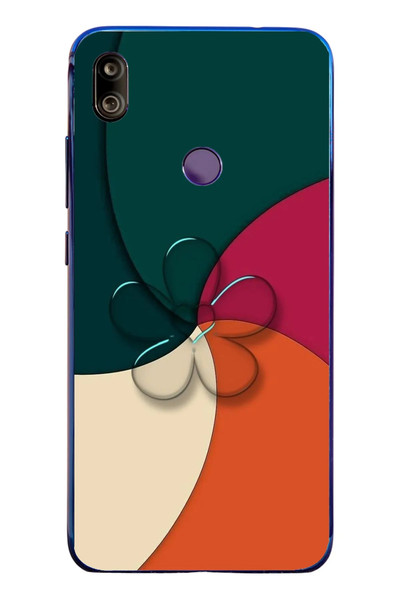 Le Balvo Redmi Note 7 Uyumlu Modern Yonca Renkleri Baskılı Silikon Kılıf